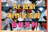 AI短剧制作教程实操多赛道全流程ai短视频零基础到精通送变现课程