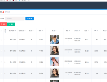 企业客户管理系统 springboot+vue Java版